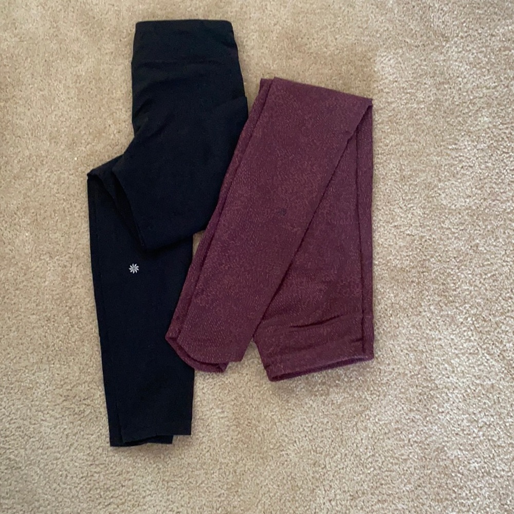 2 pairs XL athleta leggings